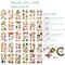 Wrapables Waterproof Temporary Tattoos, Birthday Party Favors and Supplies, Goodie Bag Fillers, 30 Sheets Christmas
